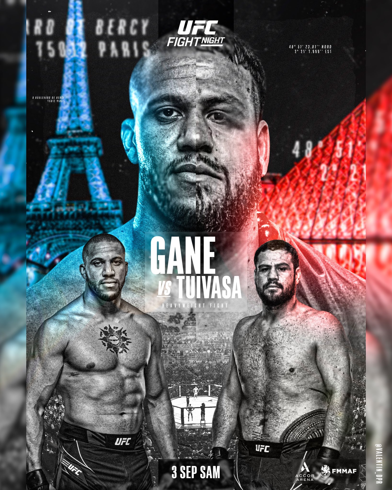 UFC on ESPN+ 67 - Paris - Poster et affiche