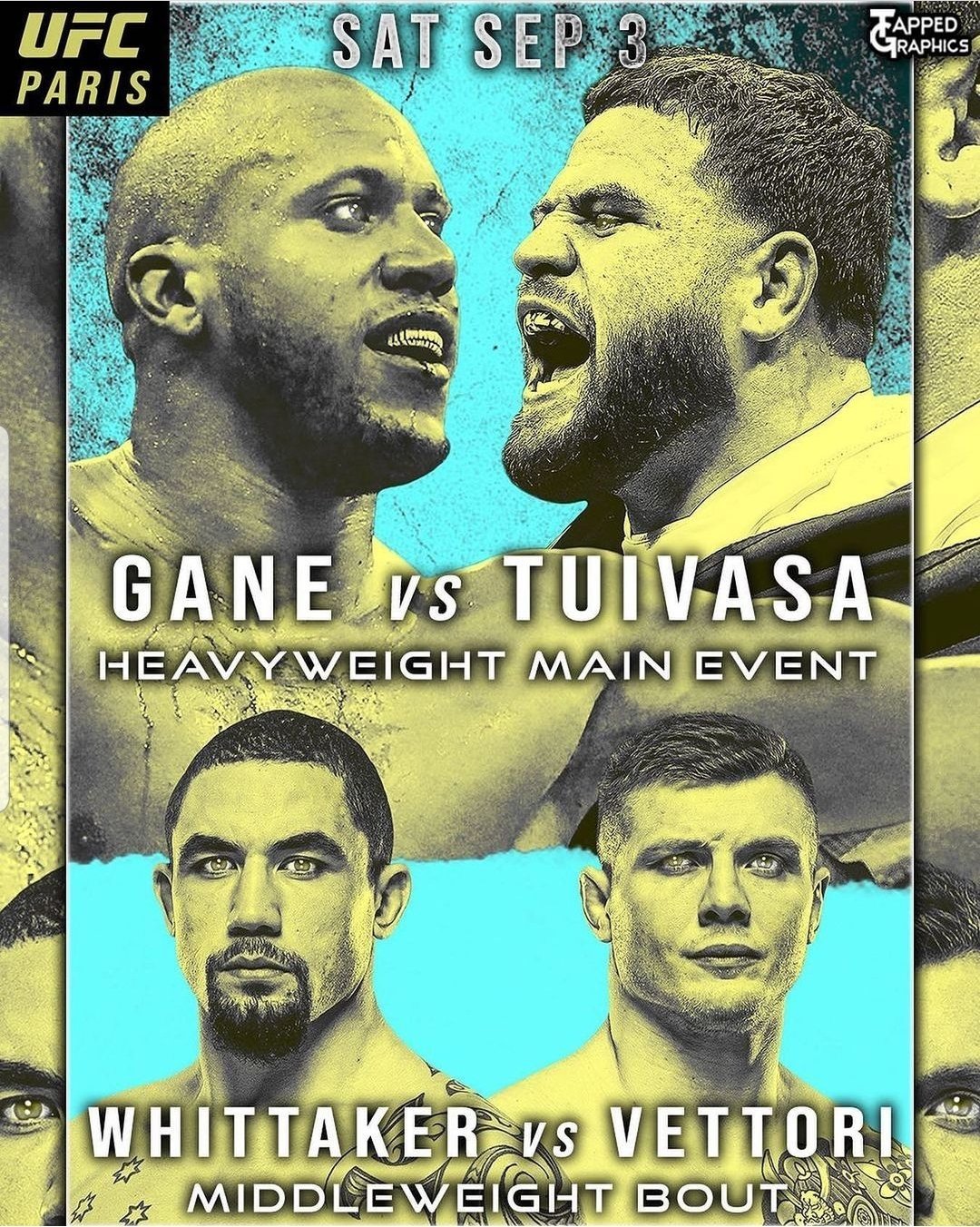 UFC on ESPN+ 67 - Paris - Poster et affiche