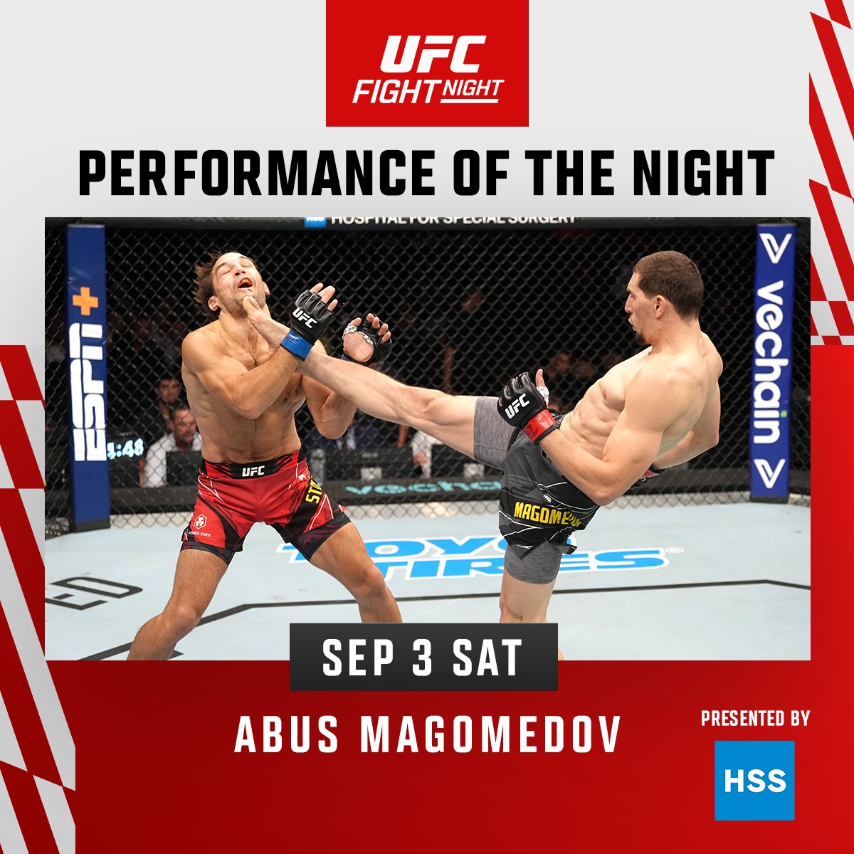 UFC Paris - Performance de la soirée Abusupiyan Magomedov 