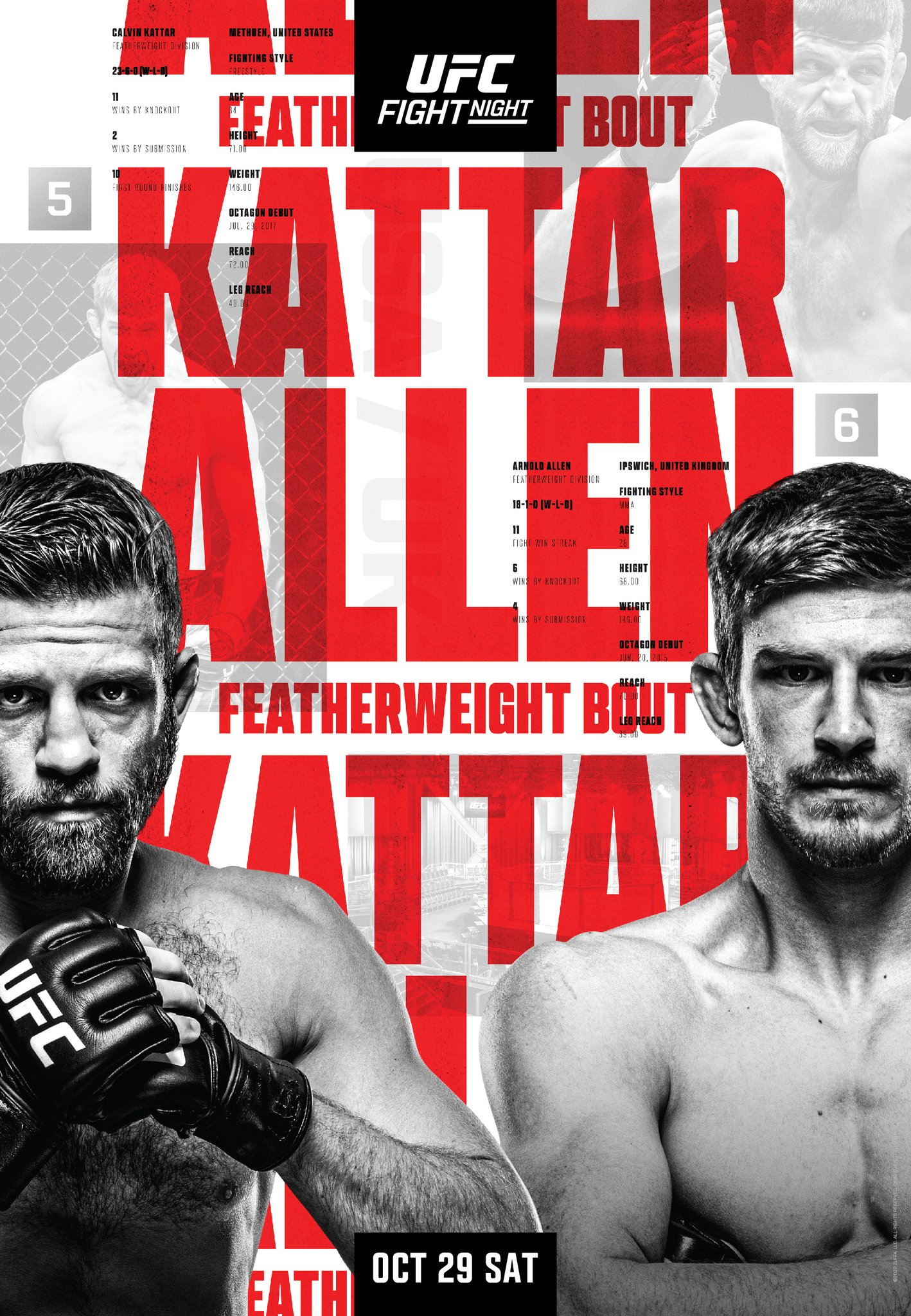 UFC on ESPN+ 71 - Les posters et les affiches | Las Vegas