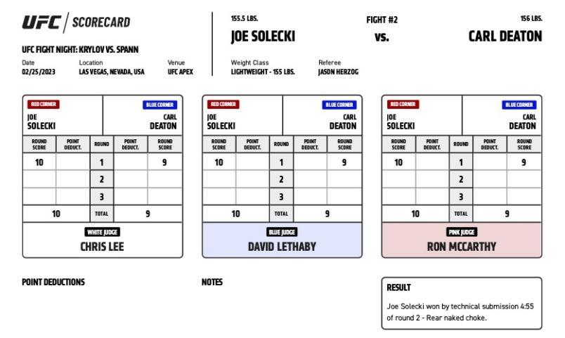 UFC on ESPN+ 78 - Joe Solecki vs Carl Deaton III
