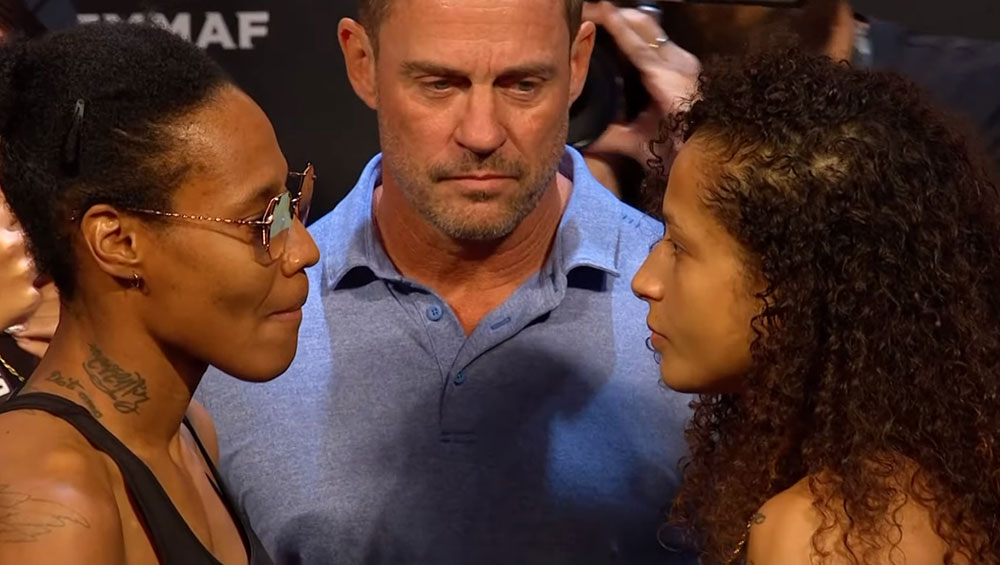 UFC Paris - La pesée cérémoniale : Zarah Fairn vs Jacqueline Cavalcanti