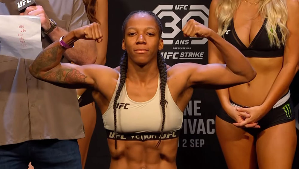 UFC Paris - La pesée cérémoniale : Nora Cornolle vs Joselyne Edwards