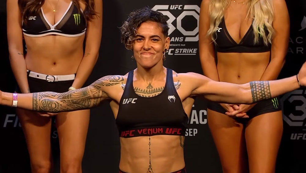 UFC Paris - La pesée cérémoniale : Nora Cornolle vs Joselyne Edwards