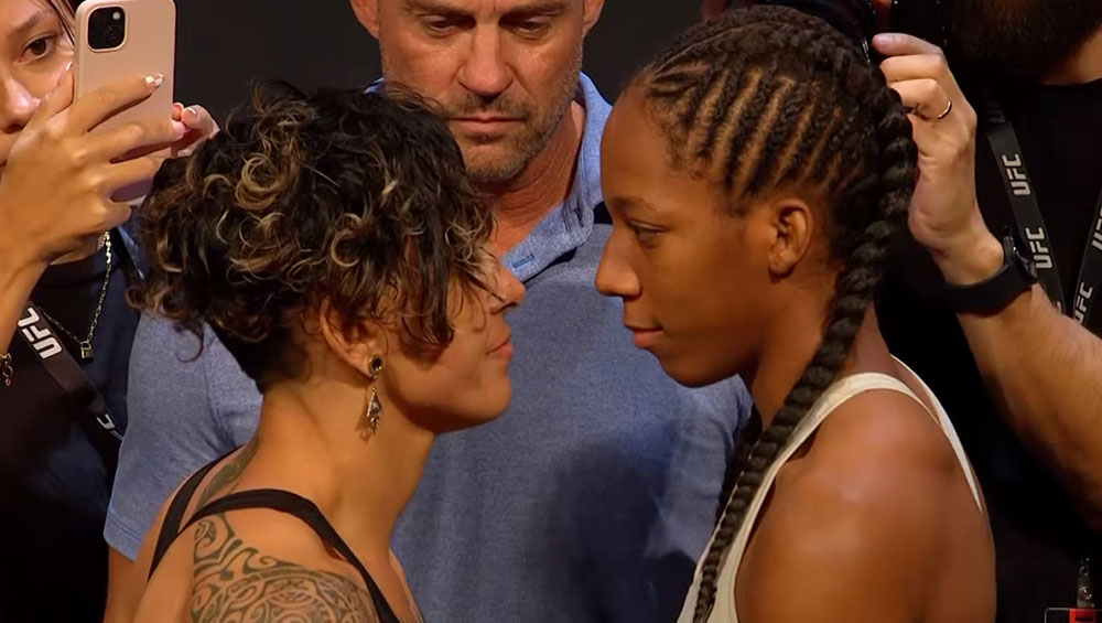 UFC Paris - La pesée cérémoniale : Nora Cornolle vs Joselyne Edwards