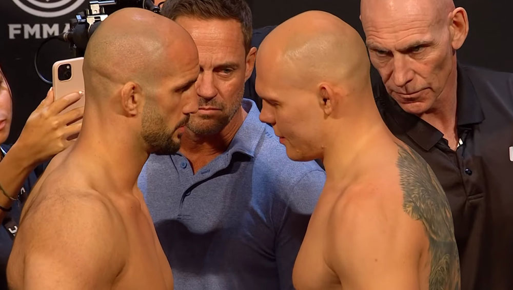 UFC Paris - La pesée cérémoniale : Volkan Oezdemir vs Bogdan Guskov