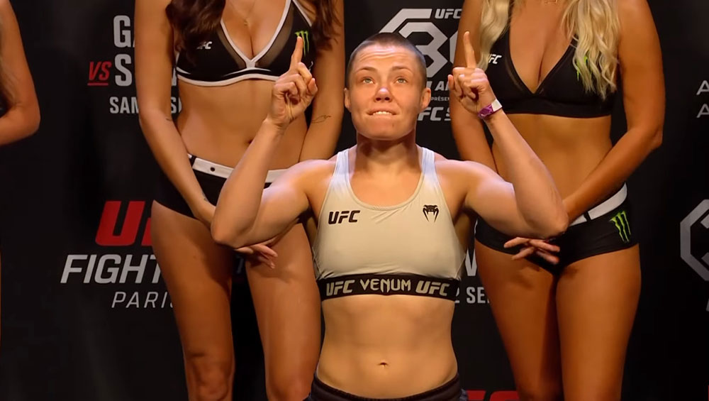 UFC Paris - La pesée cérémoniale : Rose Namajunas vs Manon Fiorot