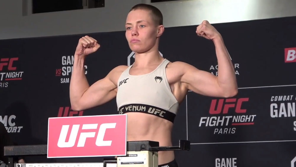 UFC Paris la pesée offcielle : Rose Namajunas