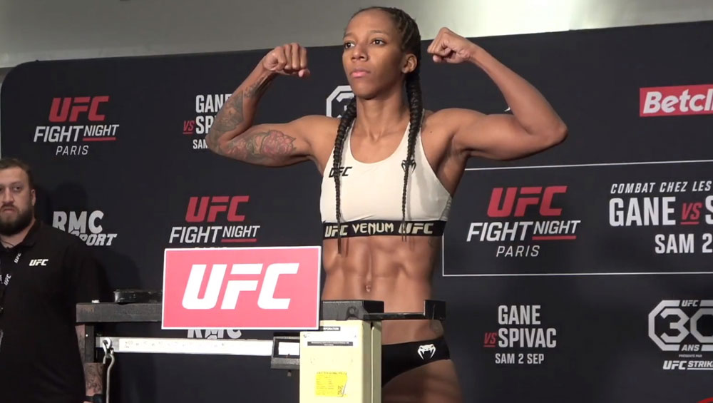 UFC Paris la pesée offcielle : Joselyne Edwards