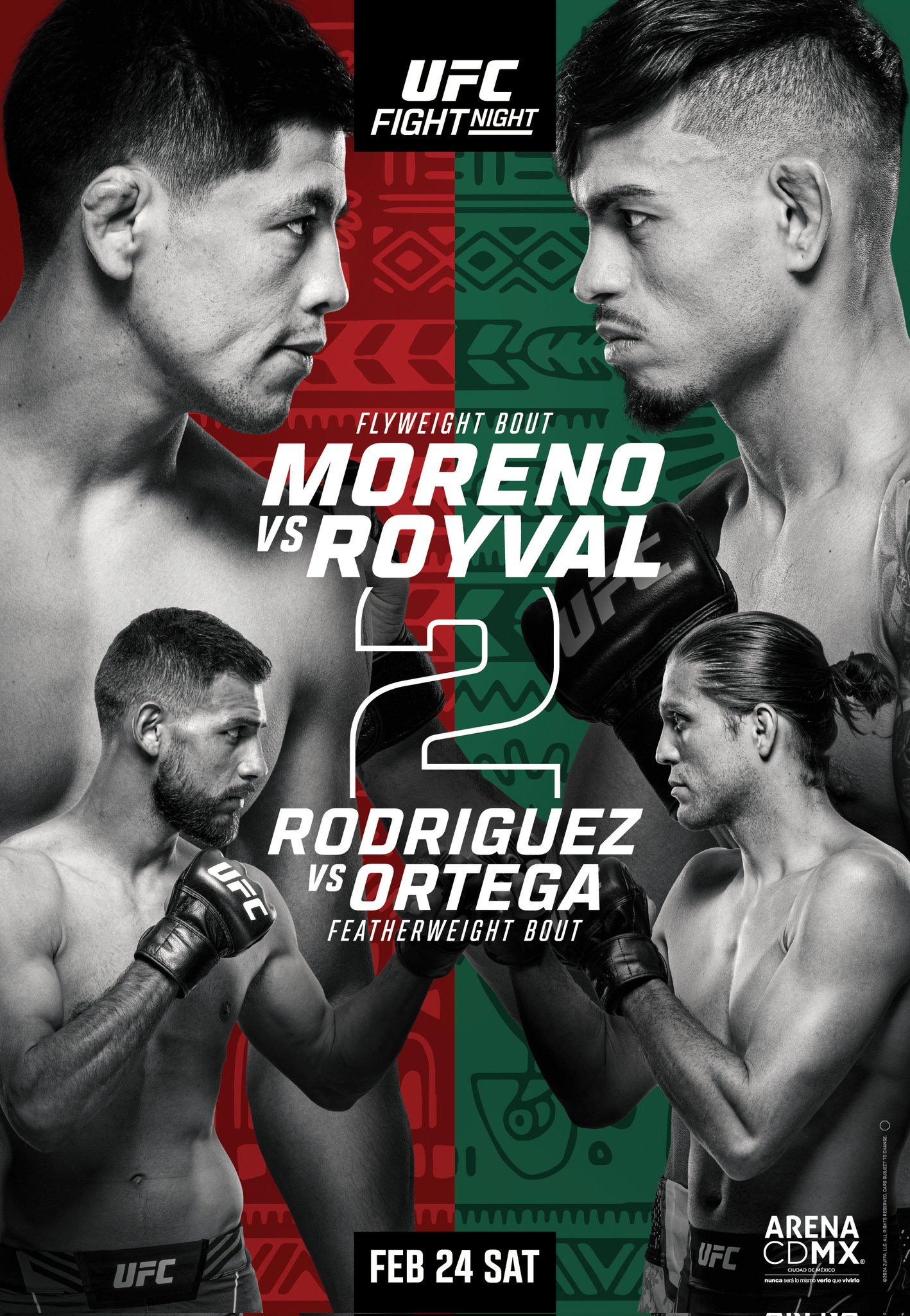 UFC on ESPN+ 95 - Mexico City - Poster et affiche