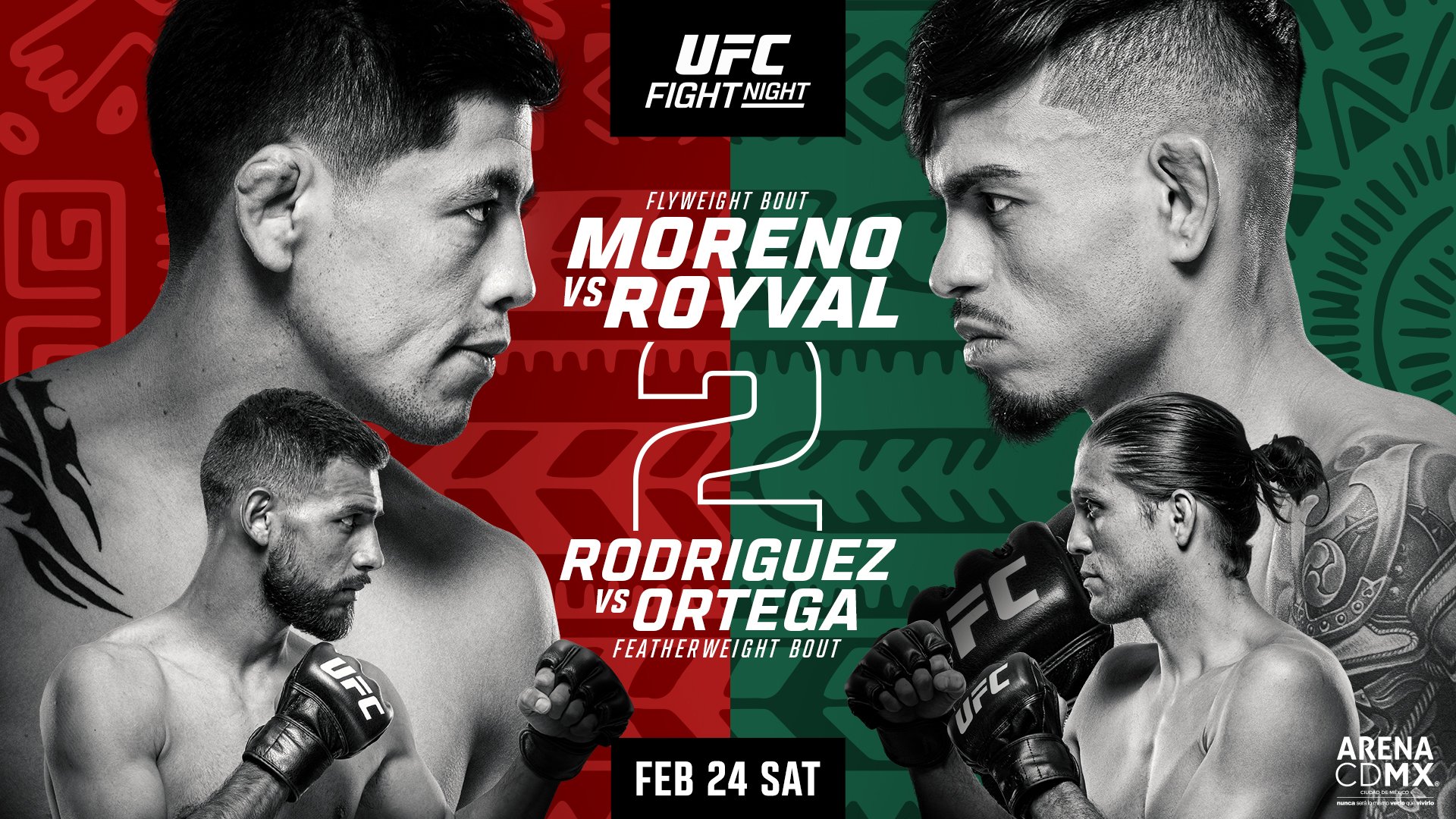 UFC on ESPN+ 95 - Mexico City - Poster et affiche