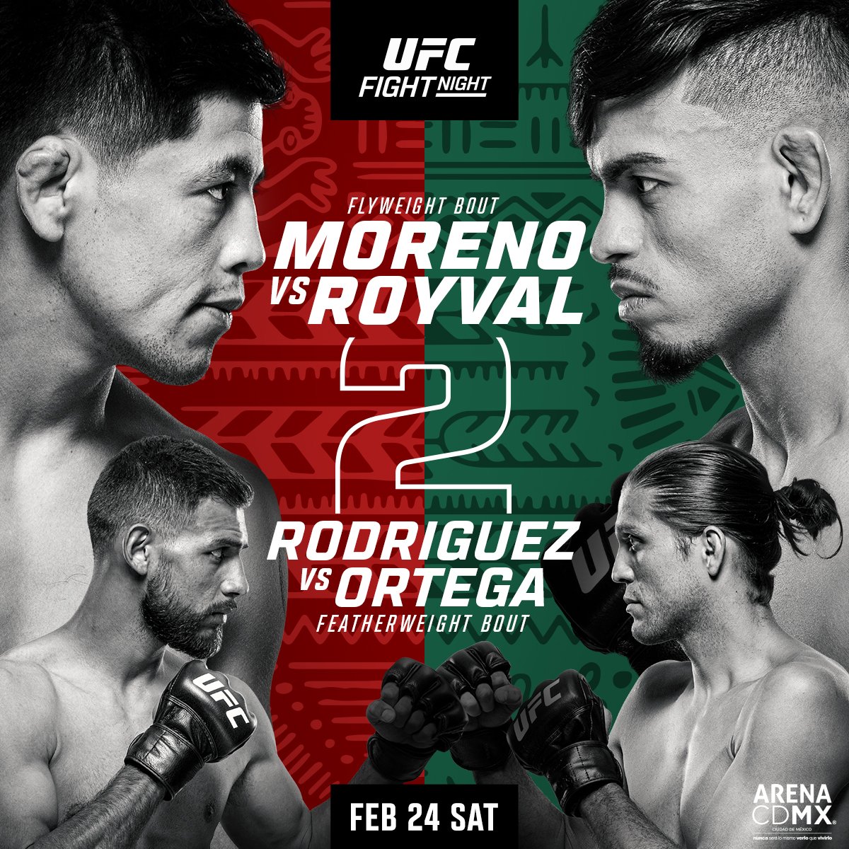 UFC on ESPN+ 95 - Mexico City - Poster et affiche