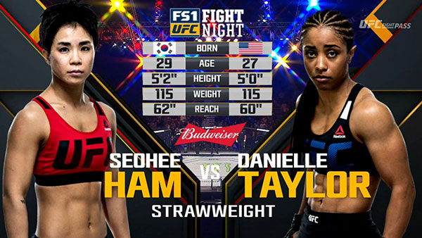 Seo Hee Ham contre Danielle Taylor