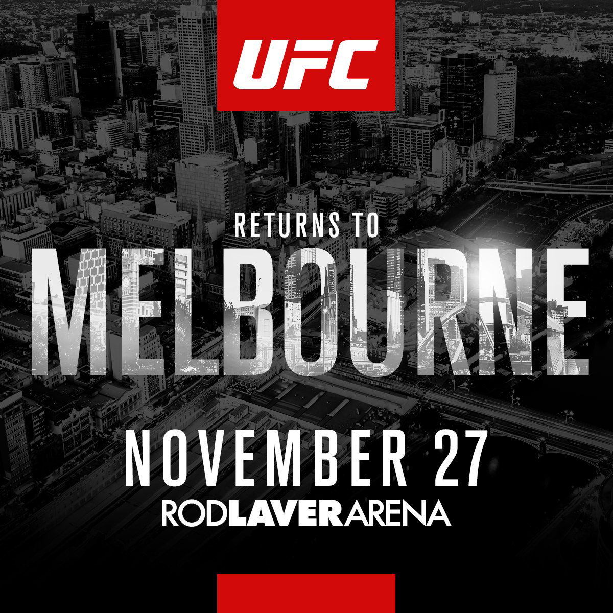 Poster/affiche UFC Fight Night 101 - Melbourne