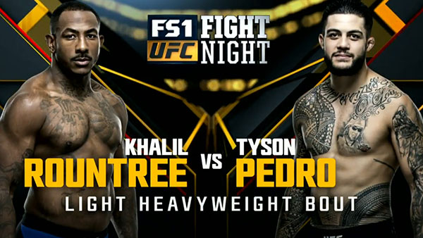 Khalil Rountree contre Tyson Pedro