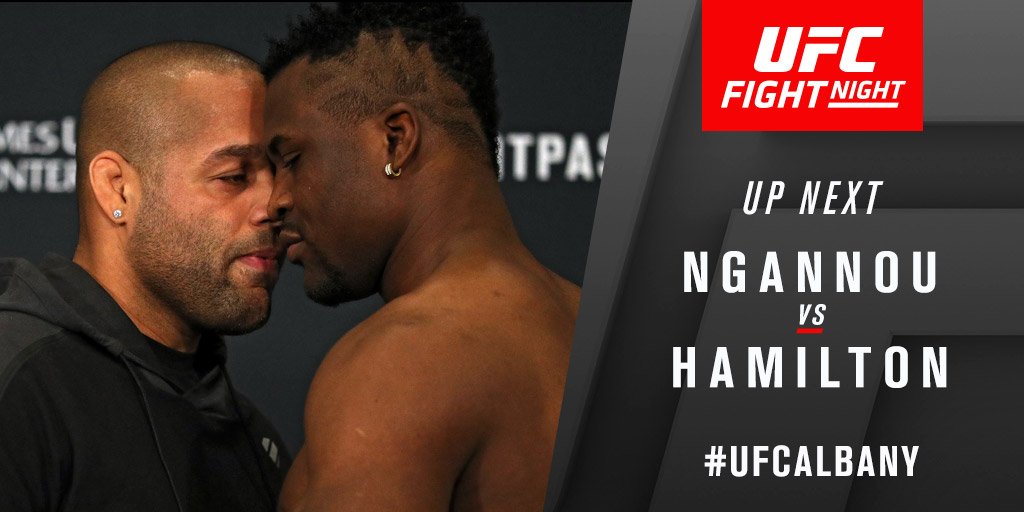 Francis Ngannou contre Anthony Hamilton