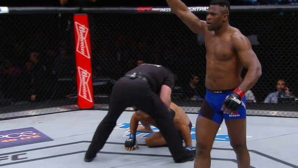 Francis Ngannou contre Anthony Hamilton