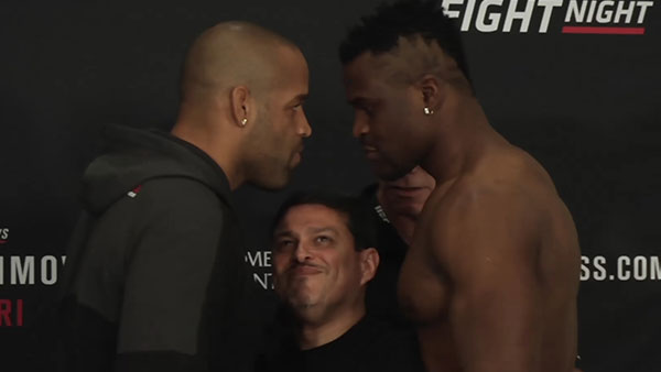 Francis Ngannou contre Anthony Hamilton