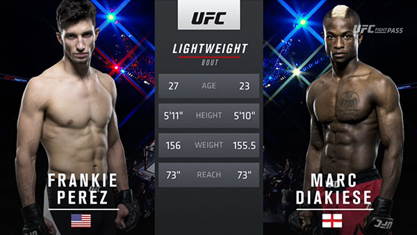 Frankie Perez contre Marc Diakiese