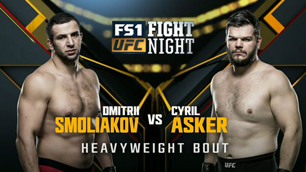 Dmitry Smolyakov contre Cyril Asker