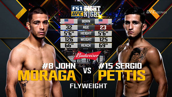 John Moraga contre Sergio Pettis