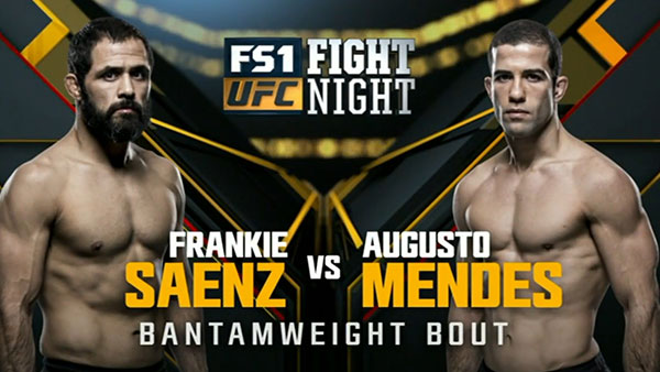 Frankie Saenz contre Augusto Mendes