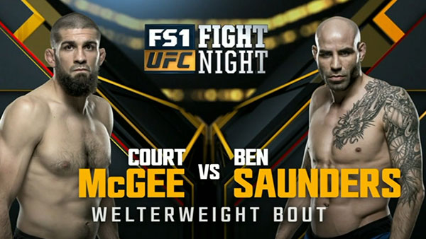 Court McGee contre Ben Saunders