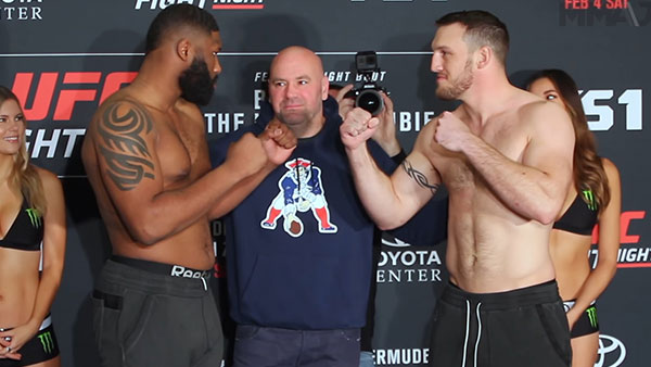 Adam Milstead contre Curtis Blaydes