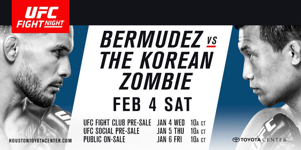 Poster/affiche UFC Fight Night 104 - Houston