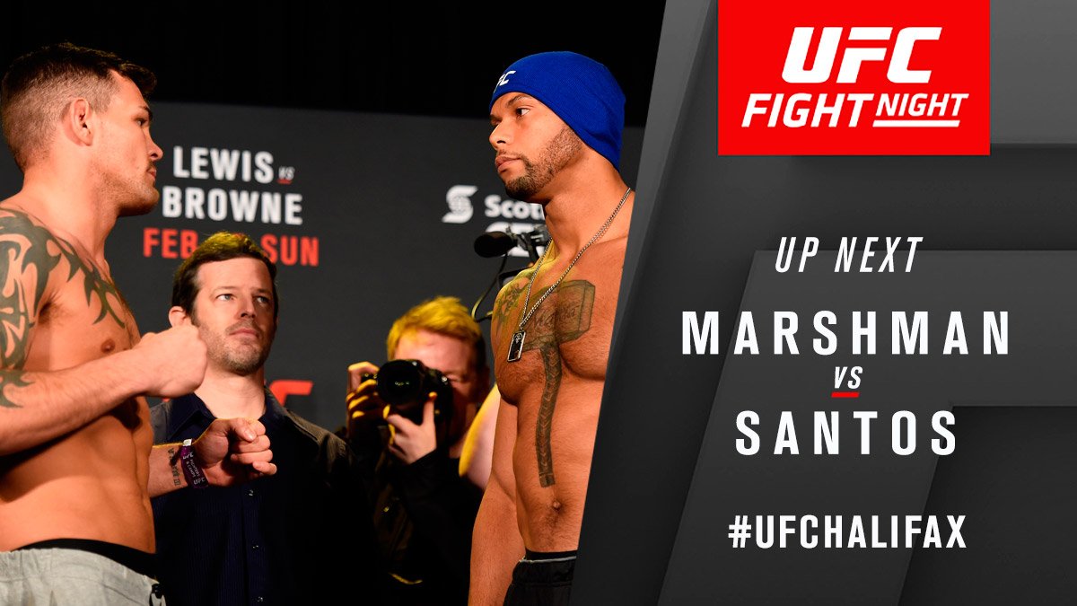 Jack Marshman contre Thiago Santos