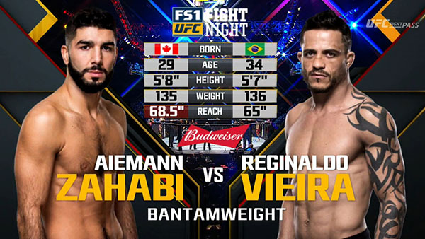 Aiemann Zahabi contre Reginaldo Vieira