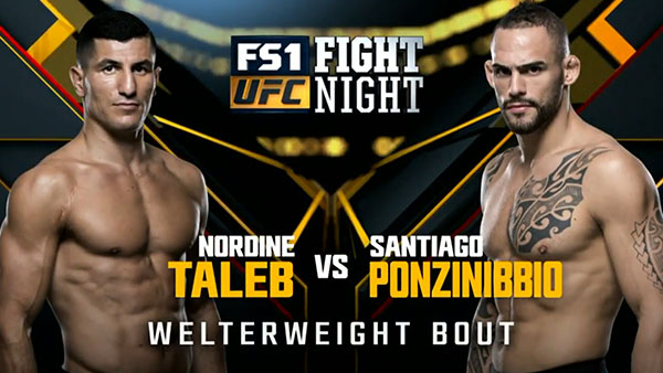 Nordine Taleb contre Santiago Ponzinibbio