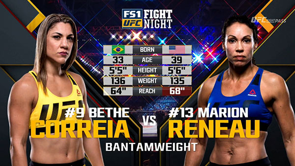 Bethe Correia contre Marion Reneau