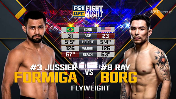 Jussier da Silva contre Ray Borg