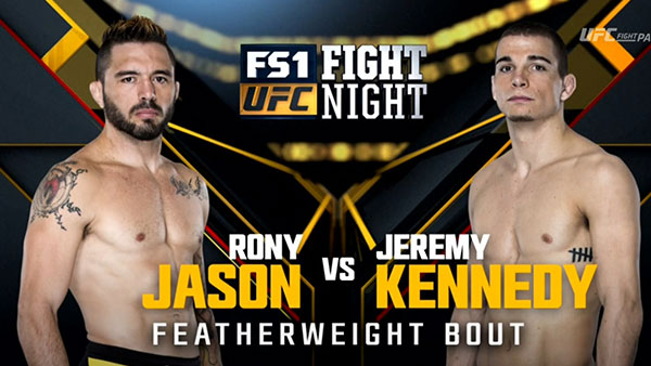 Rony Mariano Bezerra contre Jeremy Kennedy