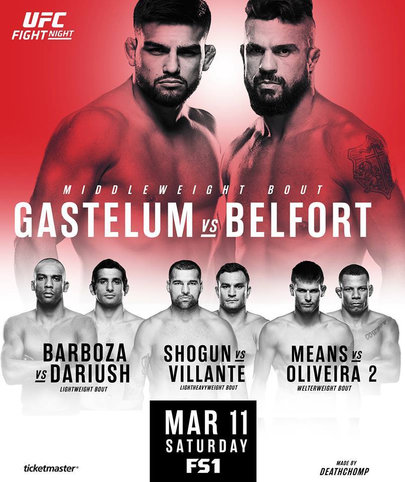 Poster/affiche UFC Fight Night 106 - Fortaleza