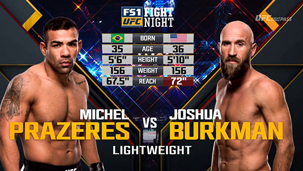 Michel Prazeres contre Josh Burkman