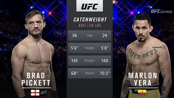 Brad Pickett contre Marlon Vera