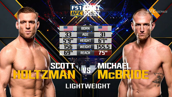 Scott Holtzman contre Michael McBride