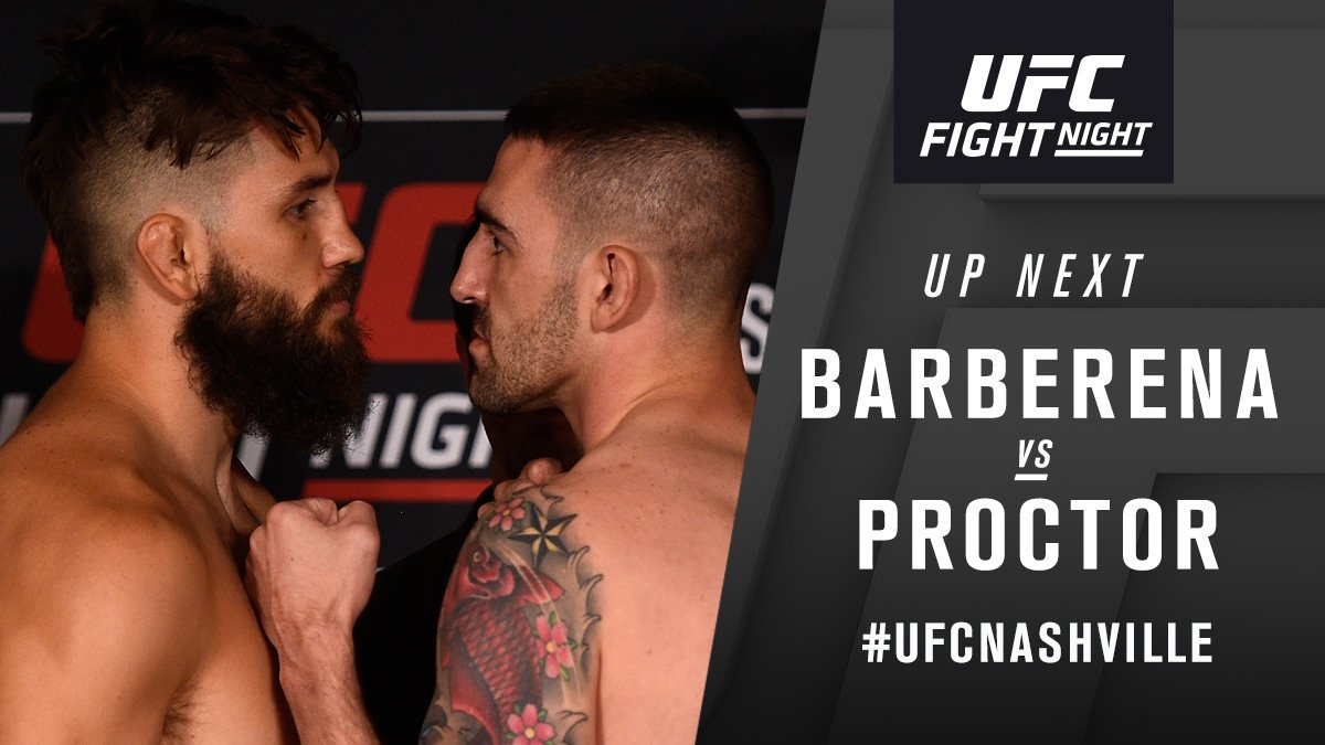 Bryan Barberena contre Joe Proctor