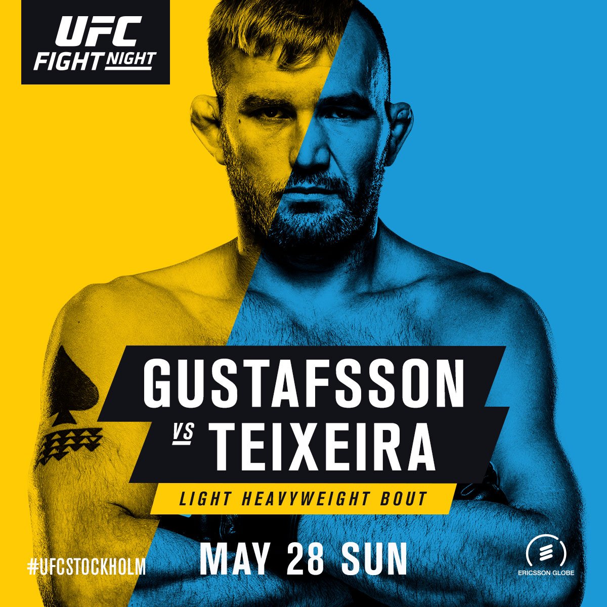 Poster/affiche UFC Fight Night 109 - Stockholm