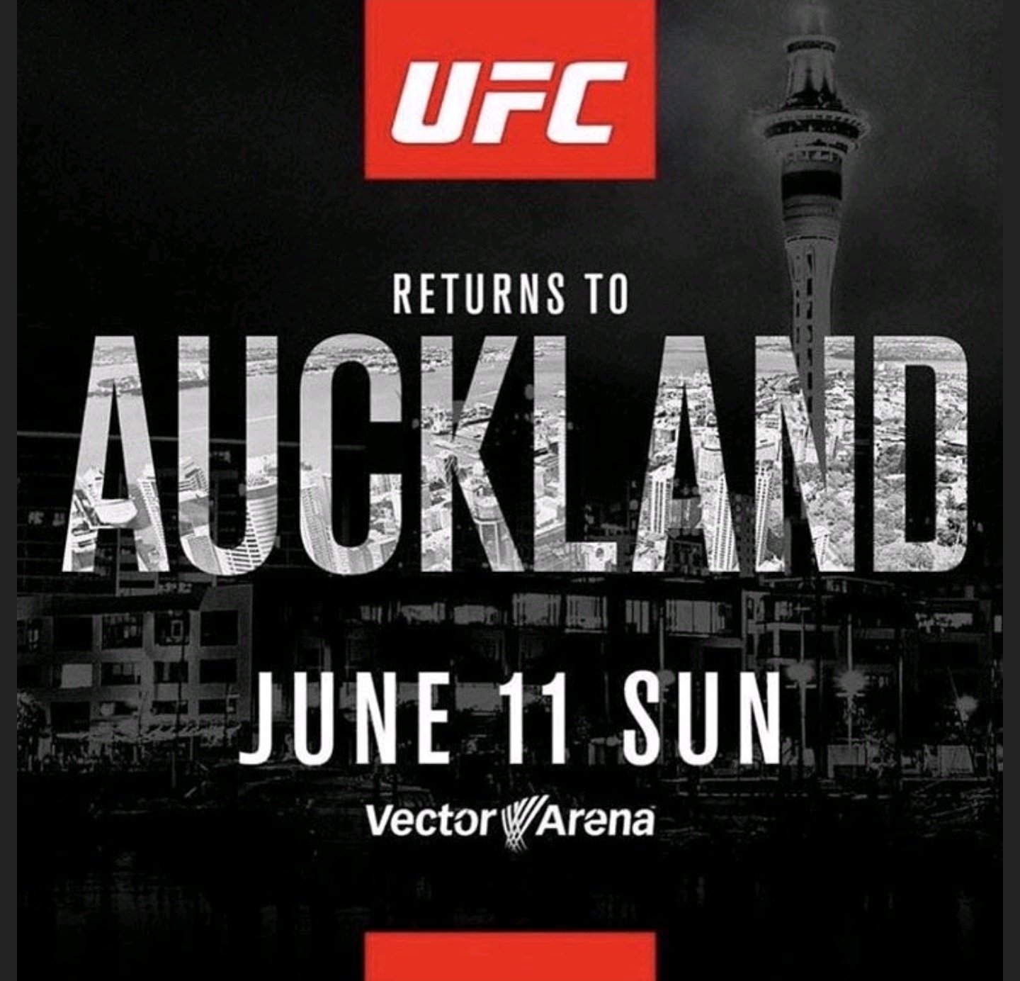 Poster/affiche UFC Fight Night 110- Auckland