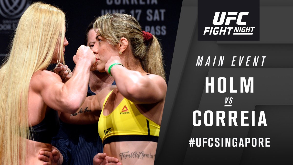 Holly Holm contre Bethe Correia