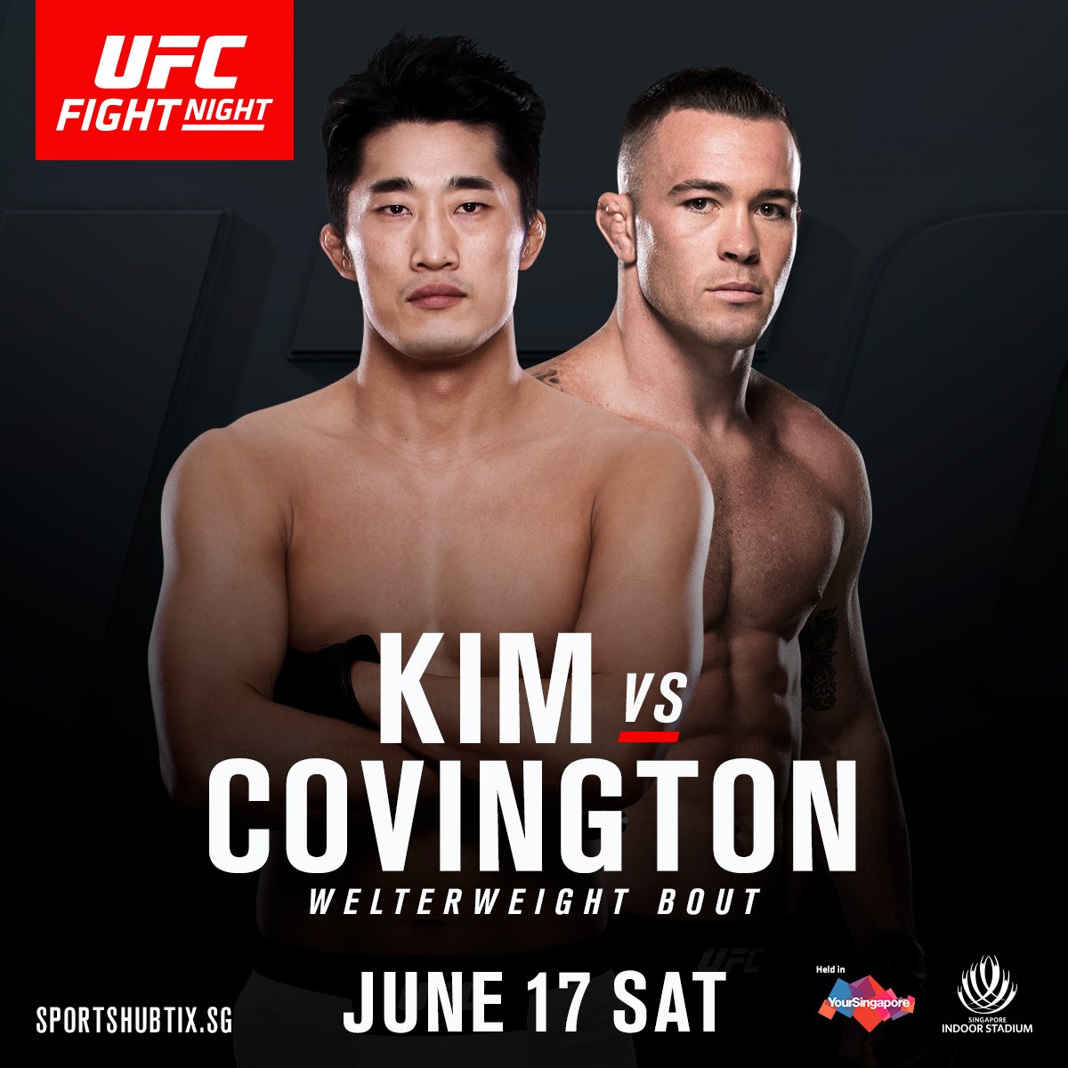 Poster/affiche UFC Fight Night 111 - Singapoure
