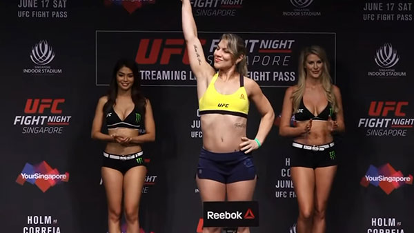 Holly Holm contre Bethe Correia