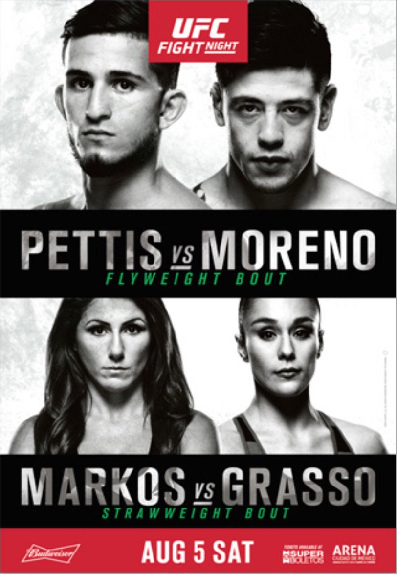 Poster/affiche UFC Fight Night 114 - Mexico City