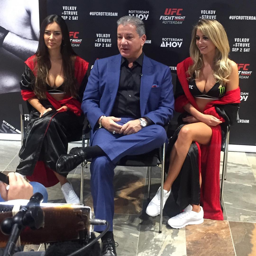 UFC Rotterdam - Carly Baker, Luciana Andrade, Bruce Buffer﻿