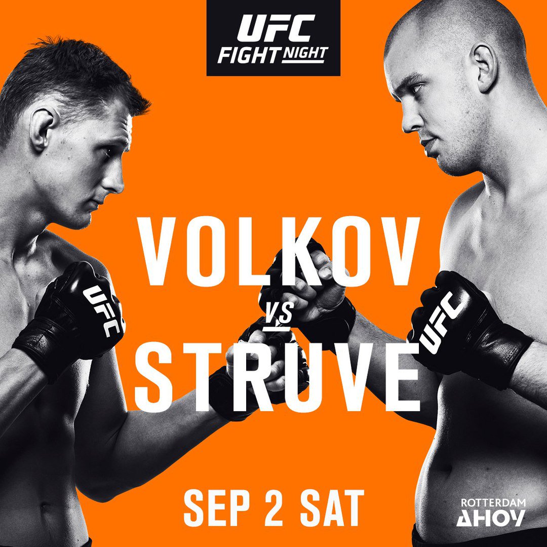 Poster/affiche UFC Fight Night 115- Rotterdam