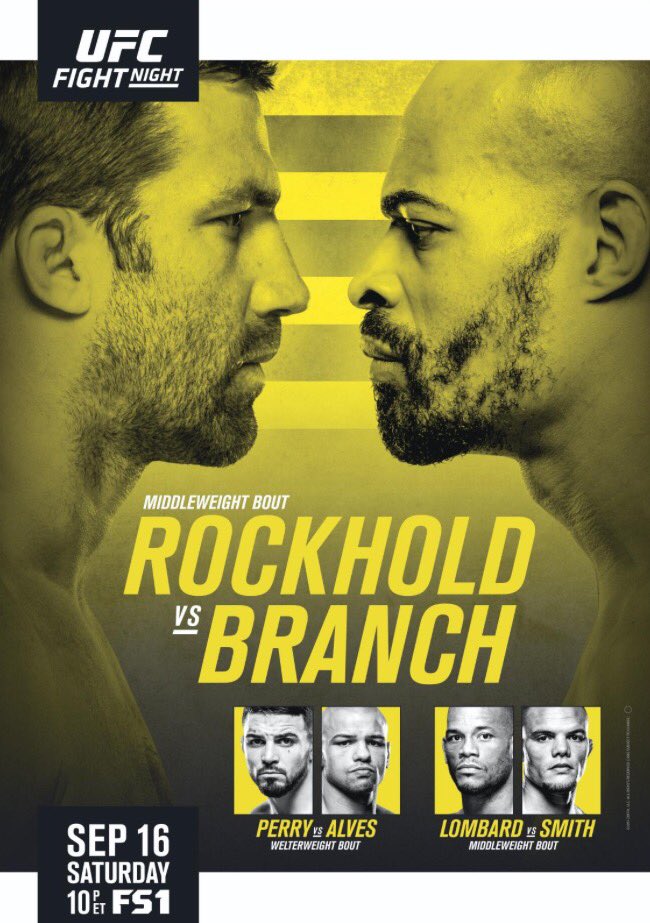 Poster/affiche UFC Fight Night 116 - Pittsburgh