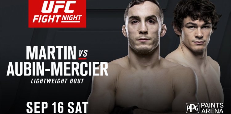 Poster/affiche UFC Fight Night 116 - Pittsburgh